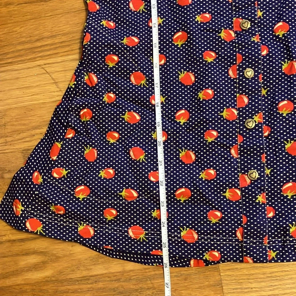 Effie's Heart The Buongiorno Blouse in Pomodoro Print - Picture 6 of 9